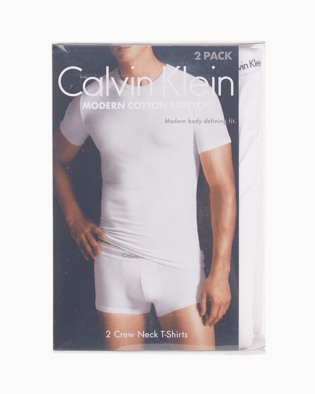 Buy 남성 모던코튼 크루넥 2PK 반팔 티셔츠 in color WHITE