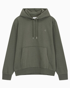 Buy 남성 롱슬리브 아카이브 플리스 후디 in color CHARCOAL