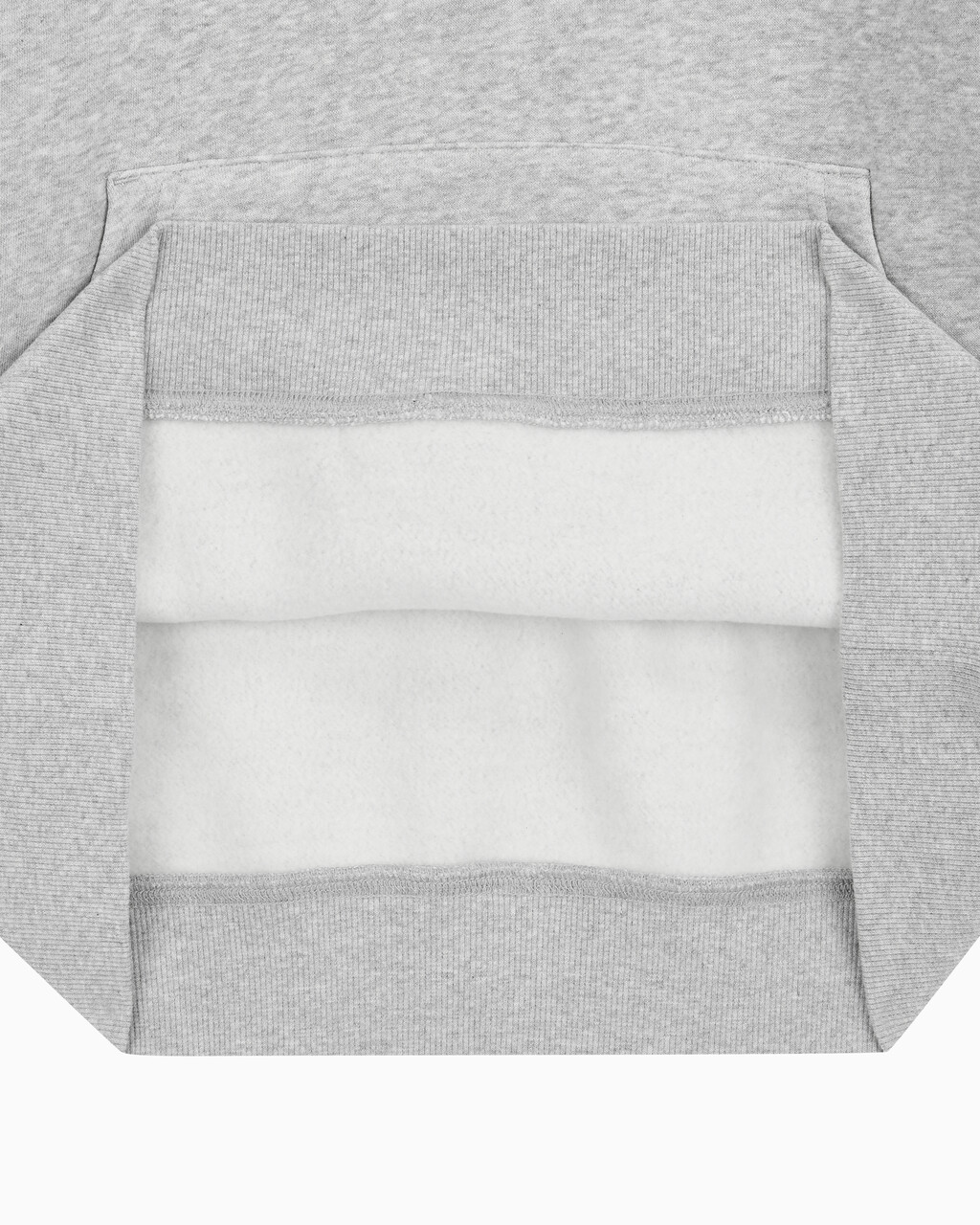 Buy 남녀공용 커브드로고 후디 in color LIGHT GREY HEATHER