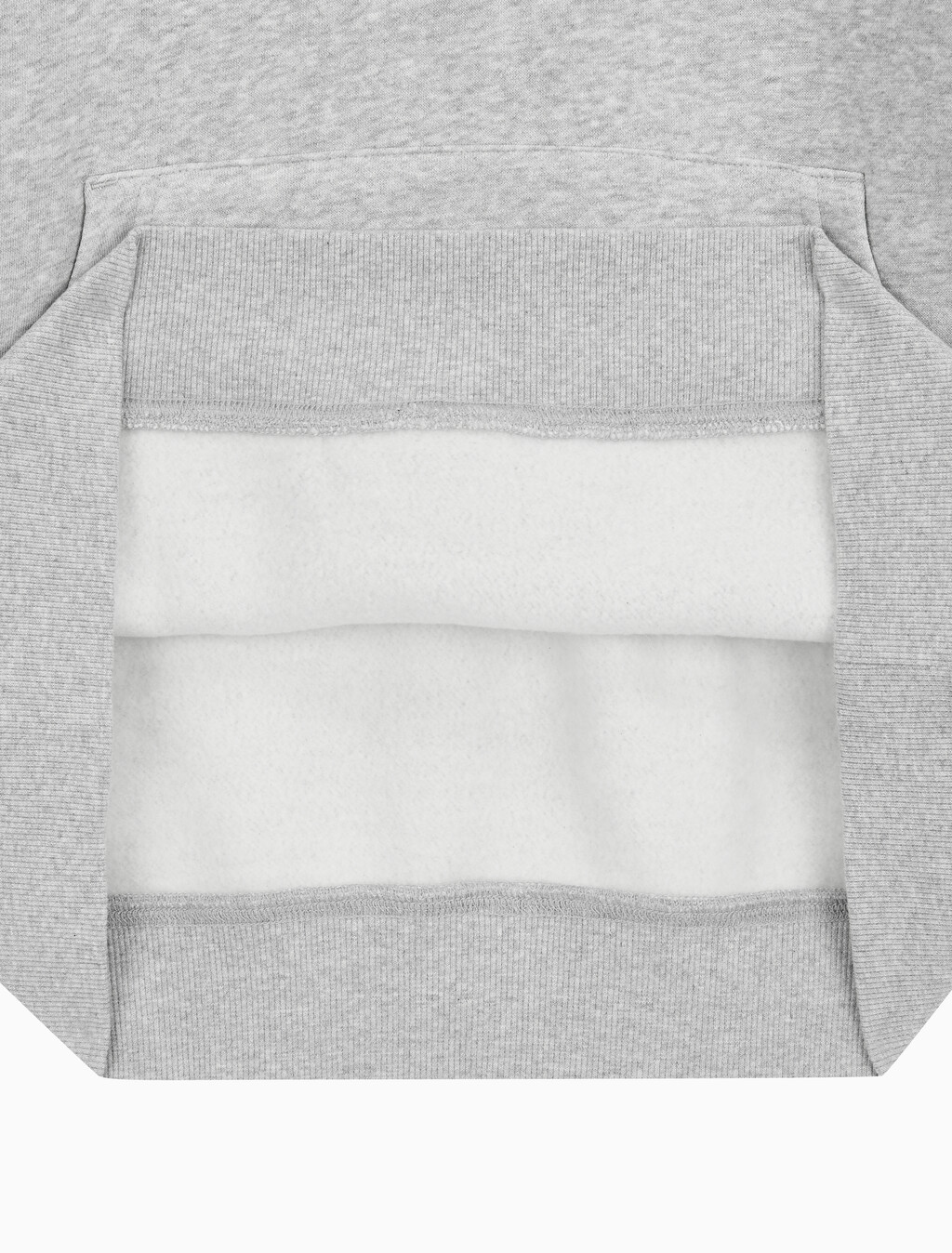 Buy 남녀공용 커브드로고 후디 in color LIGHT GREY HEATHER