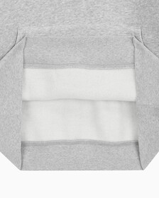 Buy 남녀공용 커브드로고 후디 in color LIGHT GREY HEATHER