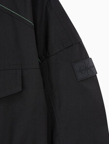 Buy 남성 리트렉터블 후드 필드 자켓 in color CK BLACK