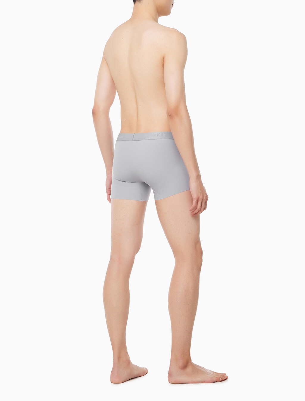 Buy 남성 마이크로파이버 스트레치 그립 트렁크 in color GREY