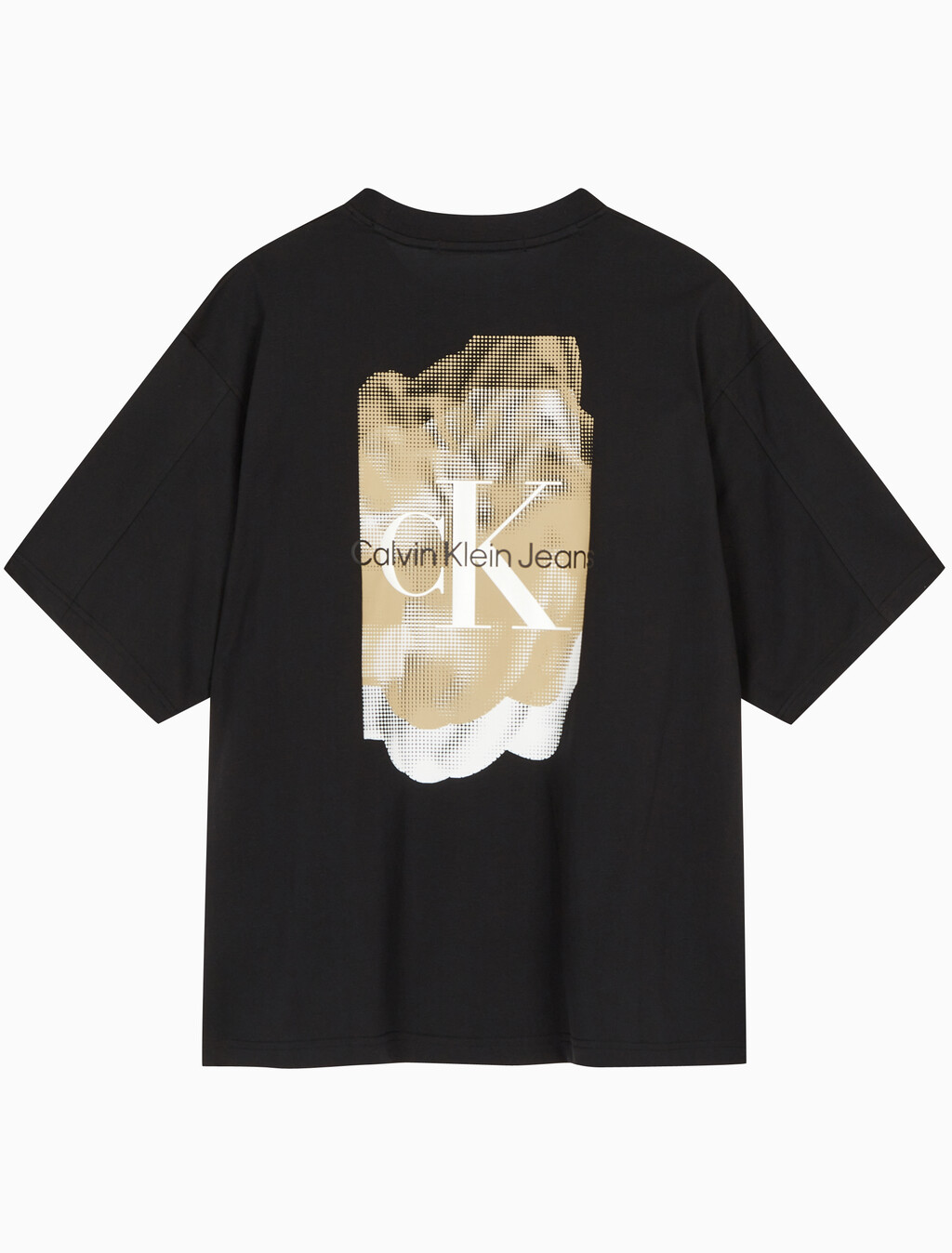 Buy 남성 릴렉스핏 그래픽 기능성 반팔 티셔츠 in color CK BLACK
