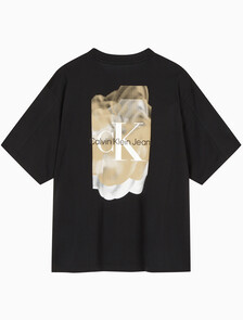 Buy 남성 릴렉스핏 그래픽 기능성 반팔 티셔츠 in color CK BLACK
