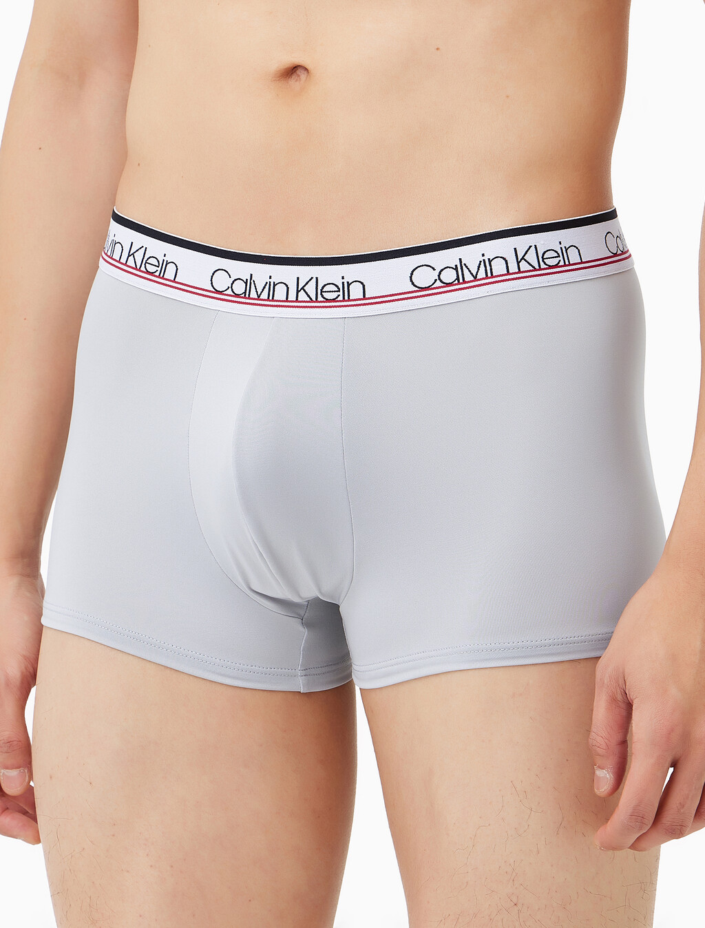 Buy 남성 마이크로 버라이어티 WB 로우 라이즈 트렁크 3PK in color Black / Red / Light Grey