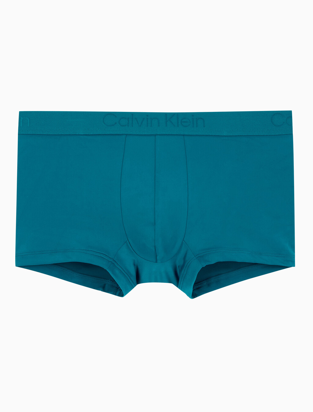 Buy 남성 CK 블랙 마이크로파이버 트렁크 in color TEAL MARINE