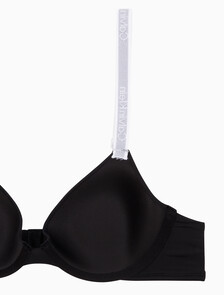 Buy 여성 테일러드 로고 AF 데미 브라 in color BLACK