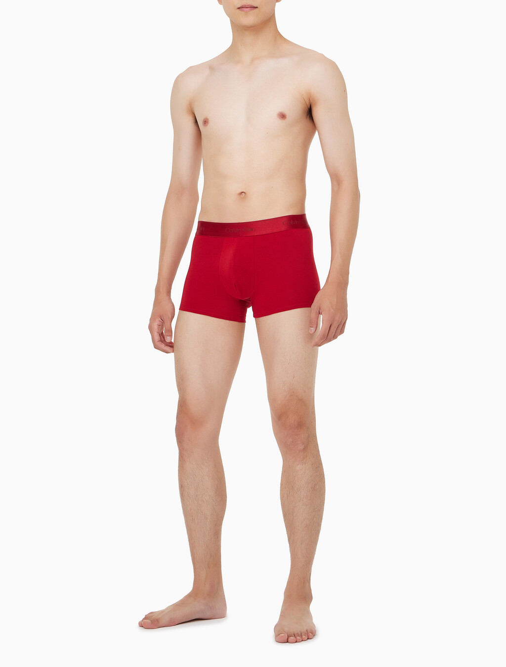 Buy 남성 모던 코튼 홀리데이 코튼 드로즈 in color JUNEBERRY