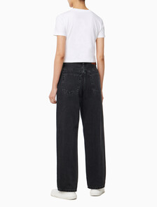 Buy 여성 90's 루즈핏 블랙 데님 in color CK ESSENTIAL BLACK