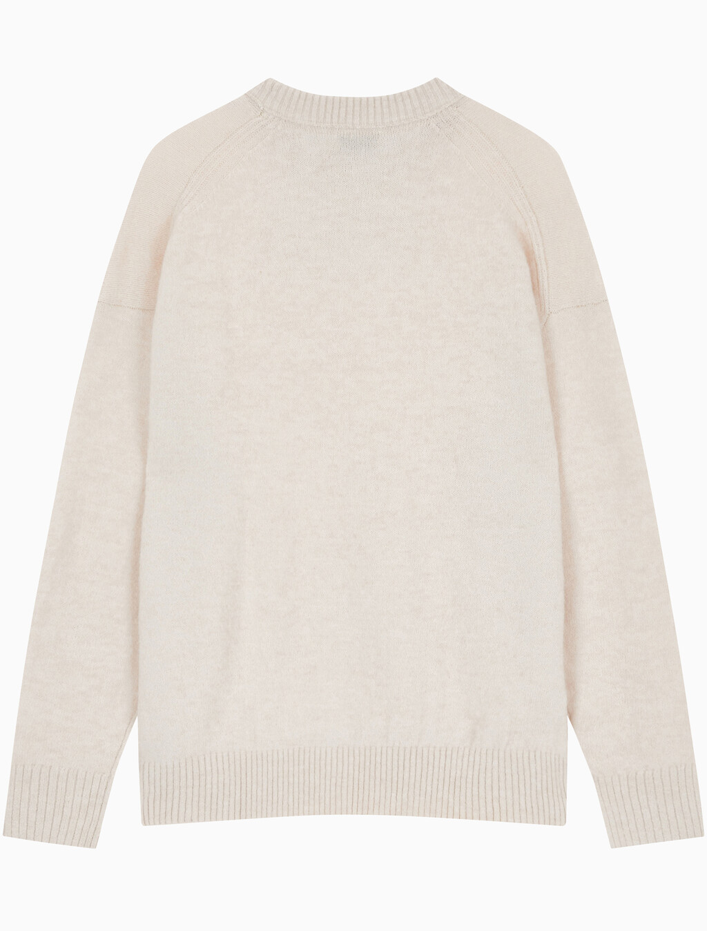 Buy 남성 릴렉스핏 알파카 울 니트 스웨터 in color LIGHT BEIGE
