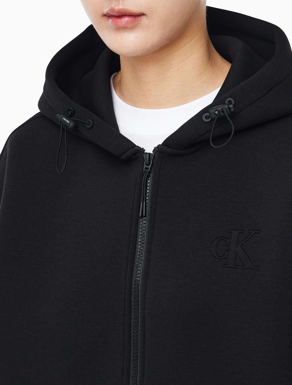 Buy 여성 크롭 오버사이즈 스웻셔츠 in color BLACK