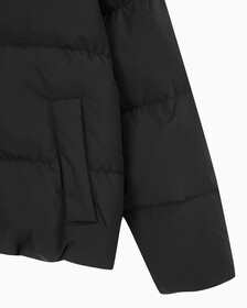 Buy 남녀공용 릴렉스 숏 다운 푸퍼 in color CK BLACK
