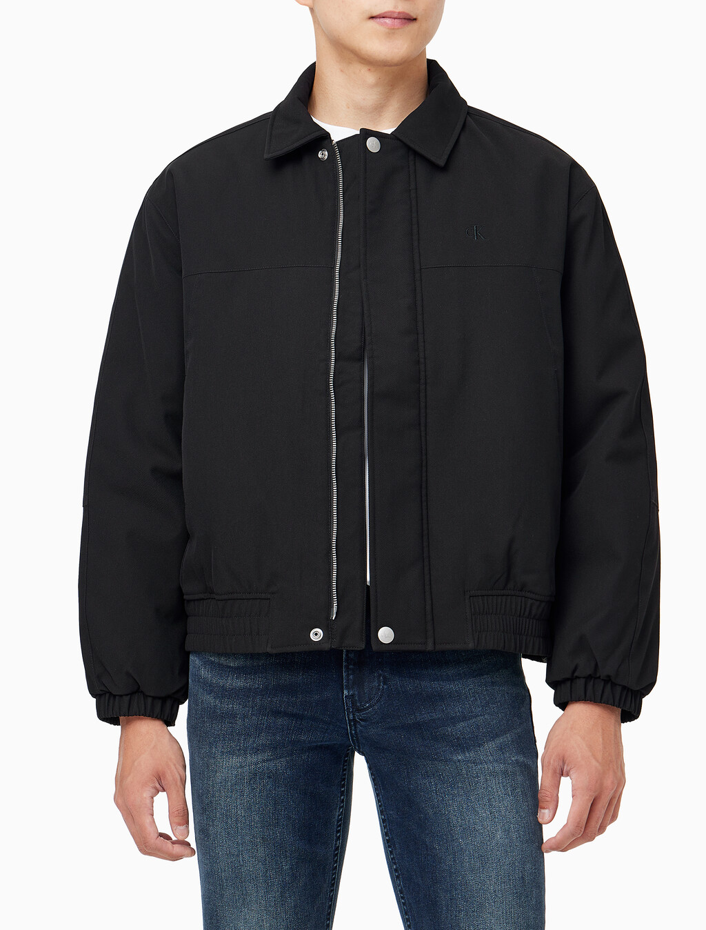 Buy 남성 블루종 패딩 자켓 in color CK BLACK