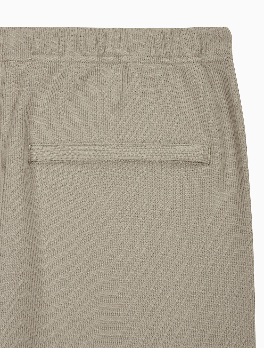 Buy 남성 더블 니트 립 로고 조거 팬츠 in color VINTAGE KHAKI
