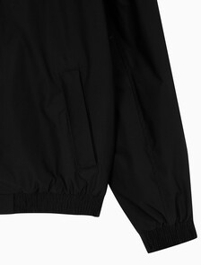 Buy 남성 후드 립스탑 해링턴 자켓 in color BLACK