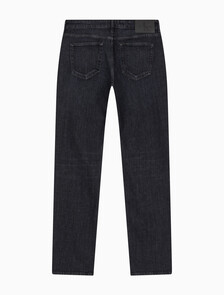Buy 남성 바디핏 블랙 이탈리안 데님 in color WASHED BLACK LOGO LACE