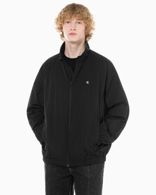 Buy 남성 에센셜 스텐드 넥 자켓 in color CK BLACK