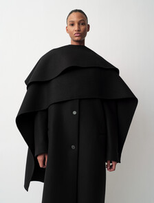 Buy TAYLOR WOMENS CAPE in color LICORICE