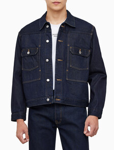 Buy 남성 유틸리티 데님 자켓 in color CK RAW SELVEDGE