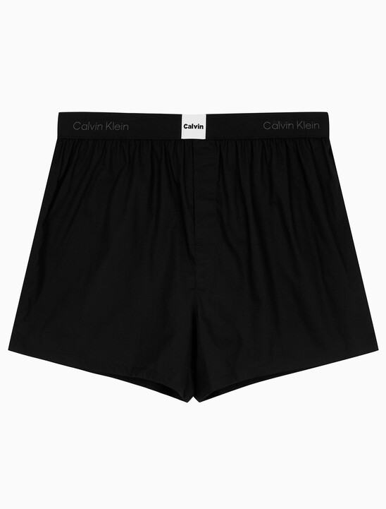남성 모던 로고 패치 박서