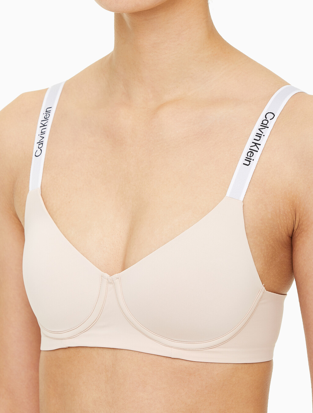 Buy 여성 테일러드 로고 AF 브라렛 in color BEECHWOOD