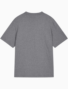 Buy 남성 이지핏 아카이브 로고 반팔 티셔츠 in color MEDIUM GREY HEATHER