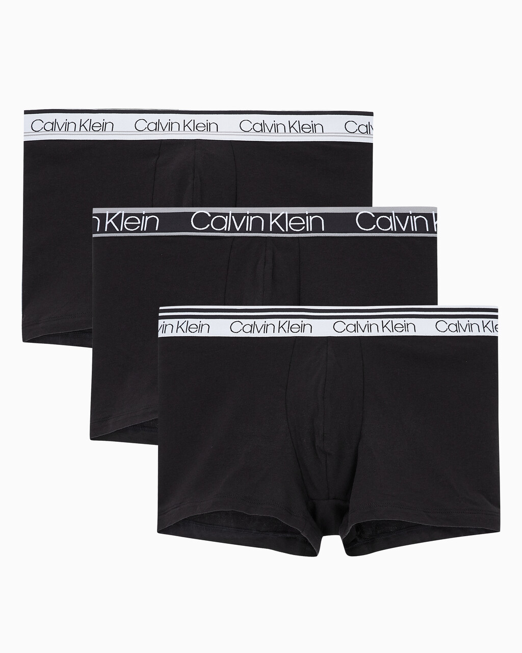 Buy 남성 코튼 스트레치 버라이어트 3PK 트렁크 in color BLACK