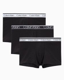 Buy 남성 코튼 스트레치 버라이어트 3PK 트렁크 in color BLACK