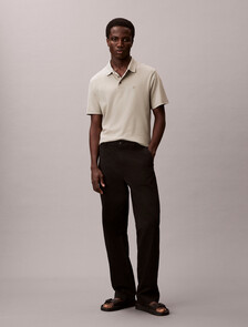 Buy 남성 릴렉스드핏 쿨링 피크 엠보스드 폴로 티 in color Grey