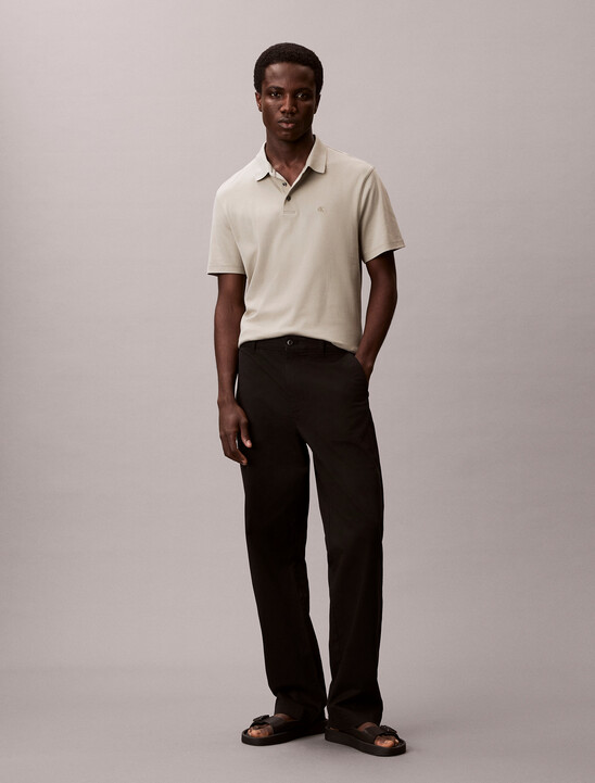 남성 릴렉스드핏 쿨링 피크 엠보스드 폴로 티