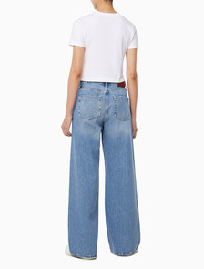 Buy 여성 와이드핏 라이트블루 텐셀 데님 in color BLUE LYLE