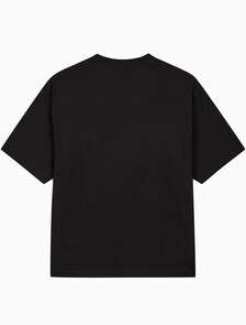 Buy 남성 릴렉스핏 CKJ 그래픽 반팔 티셔츠 in color BLACK