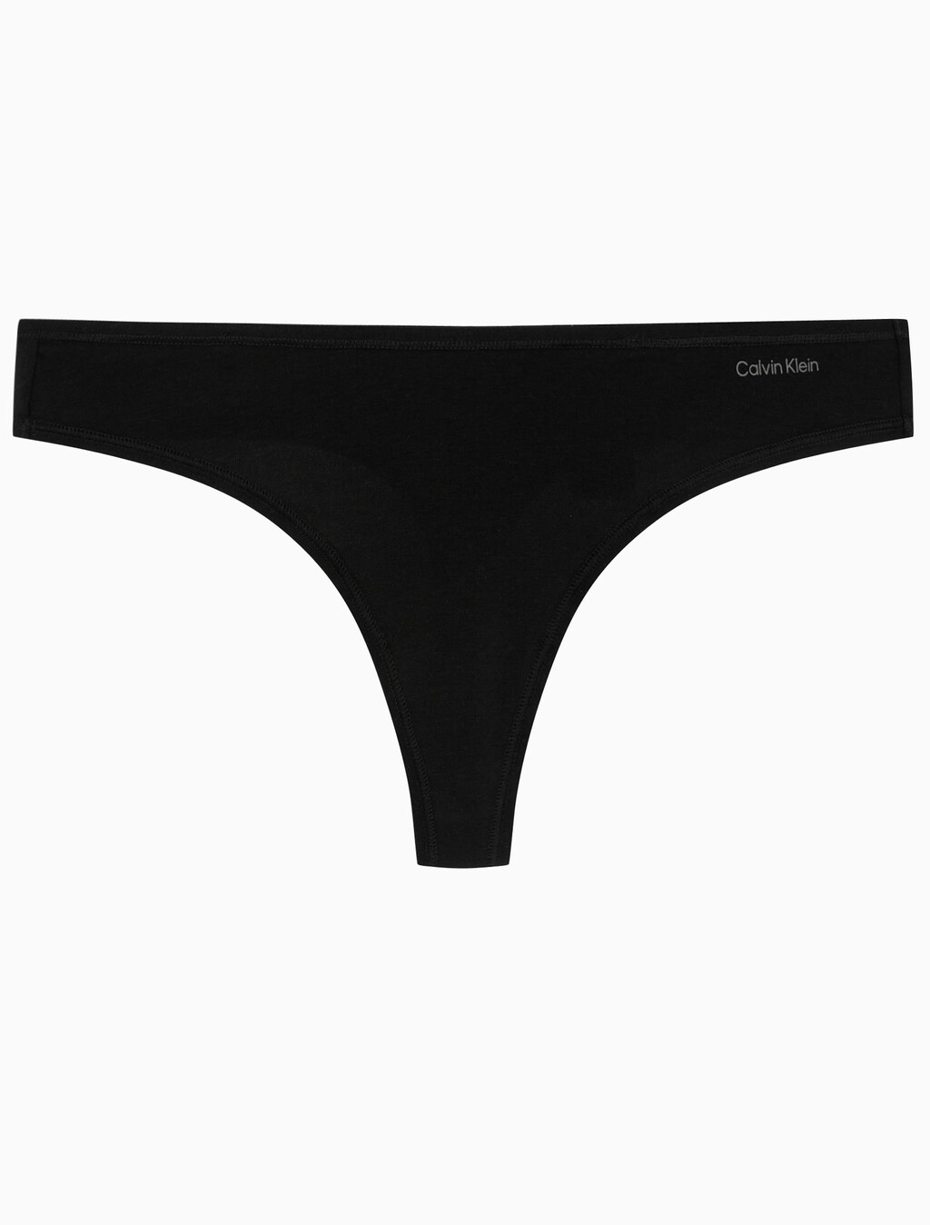 Buy 여성 CK 아이디얼 코튼 로우라이즈 T팬티 in color BLACK