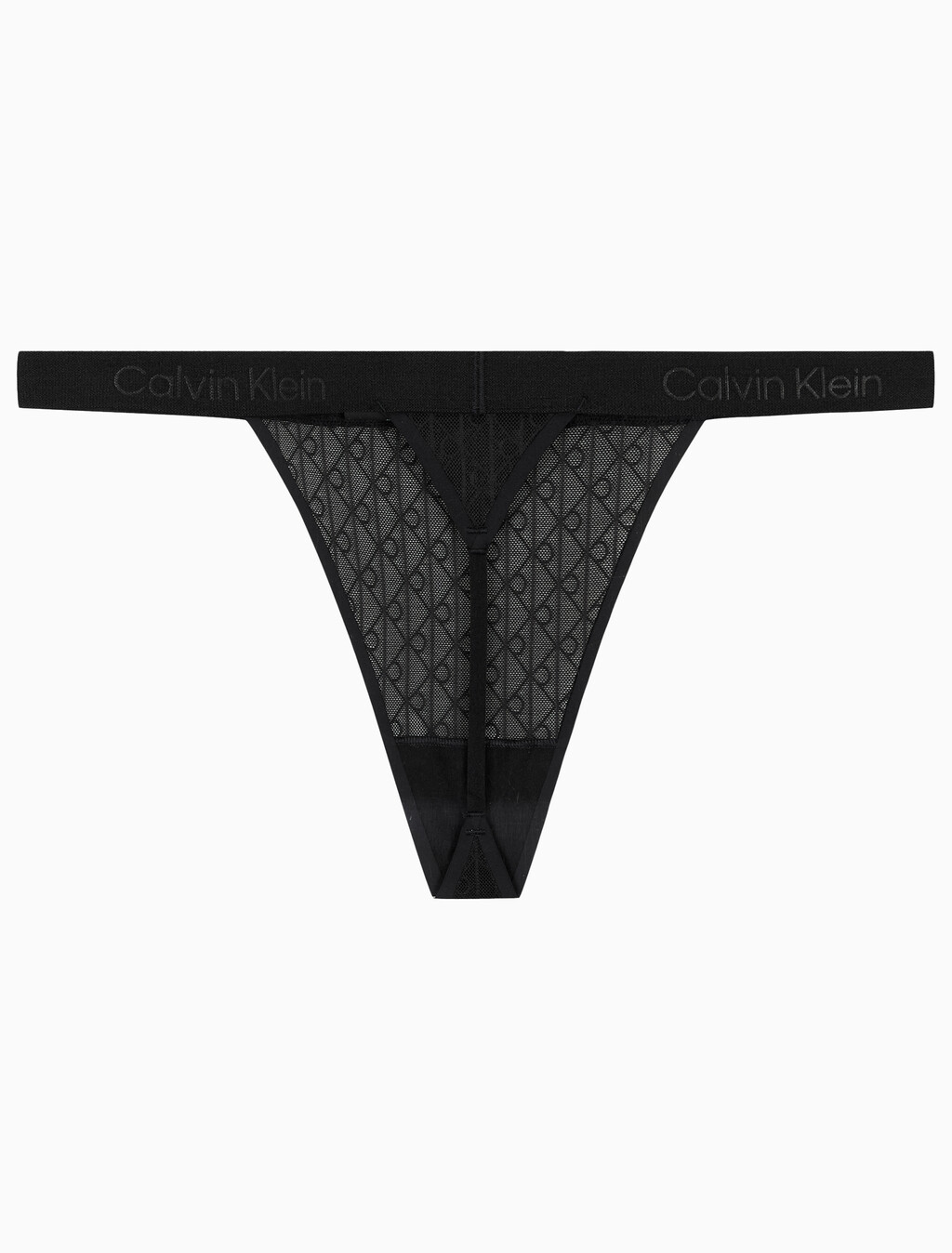 Buy 여성 스컬프트 레이스 스트링 T팬티 in color BLACK