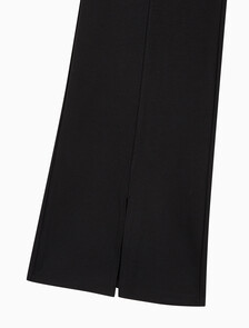 Buy 여성 밀라노 테이퍼드 플레어팬츠 in color CK BLACK