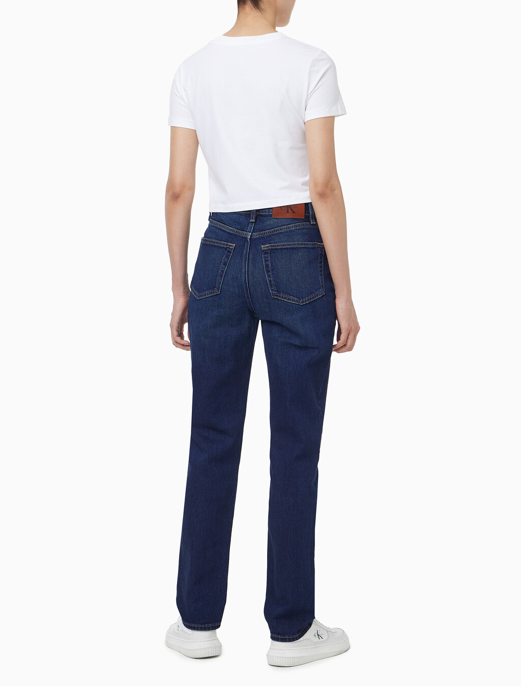 Buy 여성 뉴 맘진 다크 블루 데님 in color Blue
