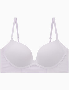 Buy 여성 인비져블 마이크로파이버 스트레치 AF 와이어프리 푸쉬업 in color LIGHT PURPLE