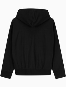 Buy 남성 프리미엄 테리 아카이브 후드 집업 in color BLACK