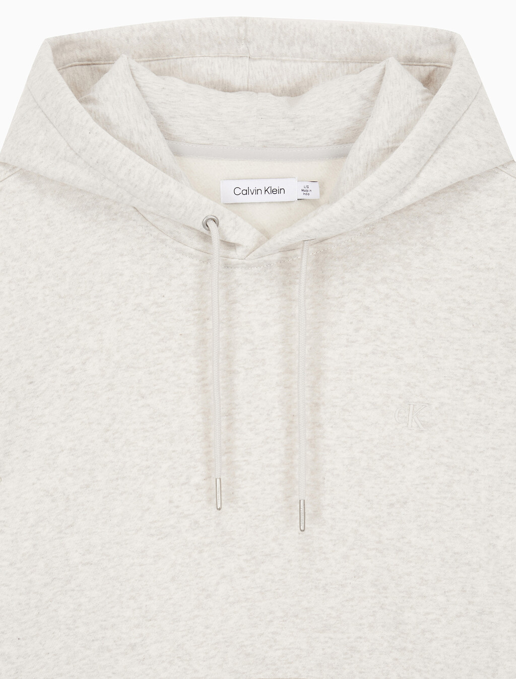 Buy 남성 롱슬리브 아카이브 플리스 후디 in color IVORY