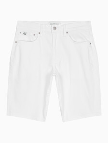 Buy 남성 37.5 기능성 화이트 데님 쇼츠 in color CHALKY BLUE