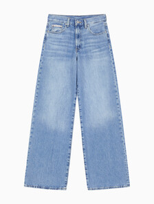 Buy 여성 와이드핏 라이트블루 텐셀 데님 in color BLUE LYLE