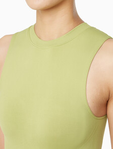 Buy 여성 아이콘 심리스 바디수트 in color GREEN