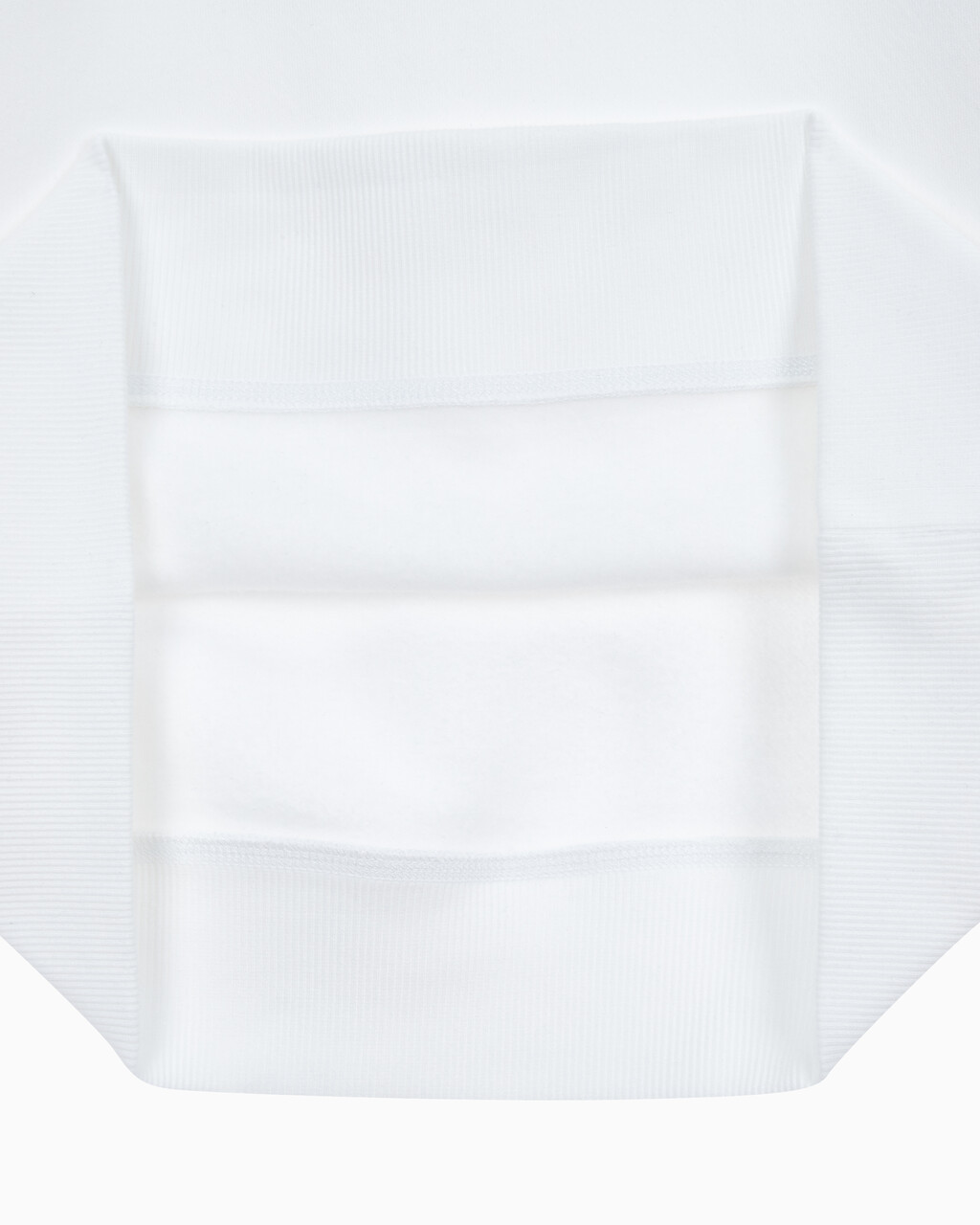 Buy 남성 레귤러핏 모노그램 로고 기모 스웨트셔츠 in color BRIGHT WHITE