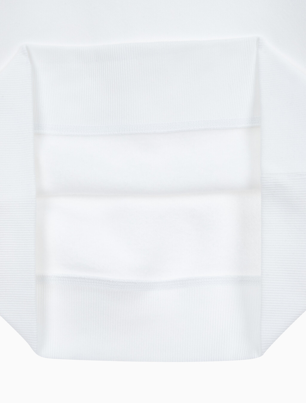 Buy 남성 레귤러핏 모노그램 로고 기모 스웨트셔츠 in color BRIGHT WHITE