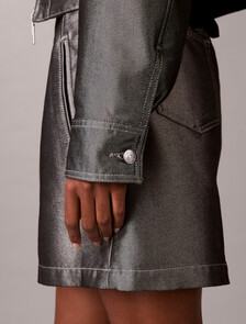 Buy 여성 데님 봄버 샤인 자켓 in color Denim Shine