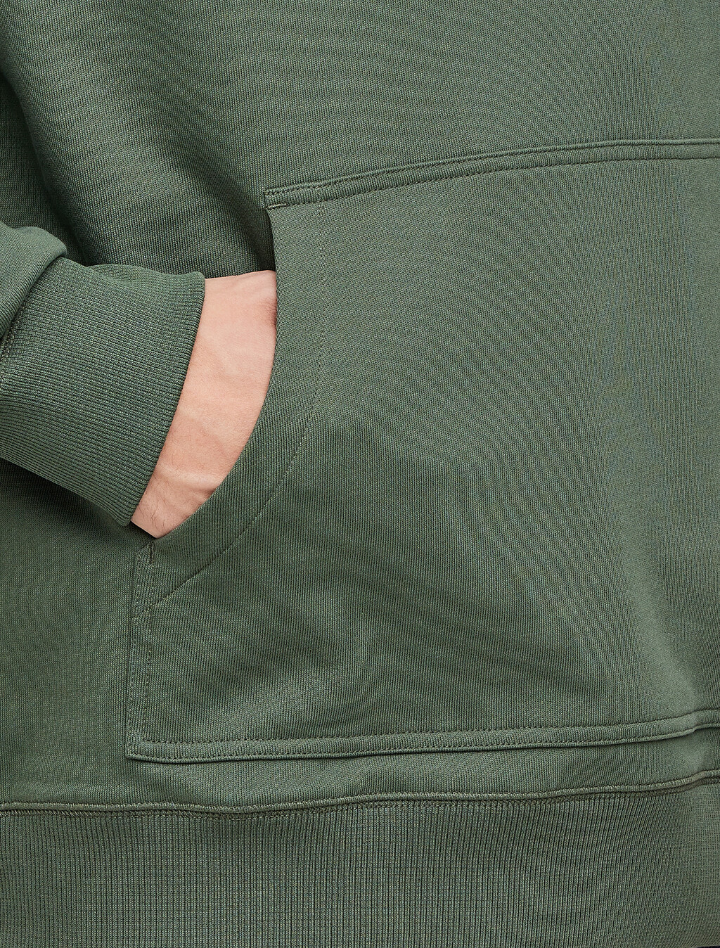 Buy 남성 롱슬리브 릴렉스핏 모노그램로고 후디 in color KHAKI