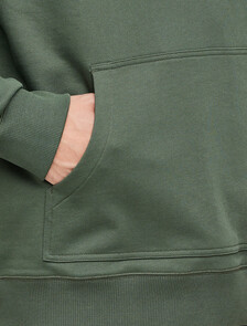 Buy 남성 롱슬리브 릴렉스핏 모노그램로고 후디 in color KHAKI