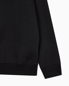 Buy 남성 레귤러핏 CK 뱃지 로고 기모 스웨트셔츠 in color CK BLACK