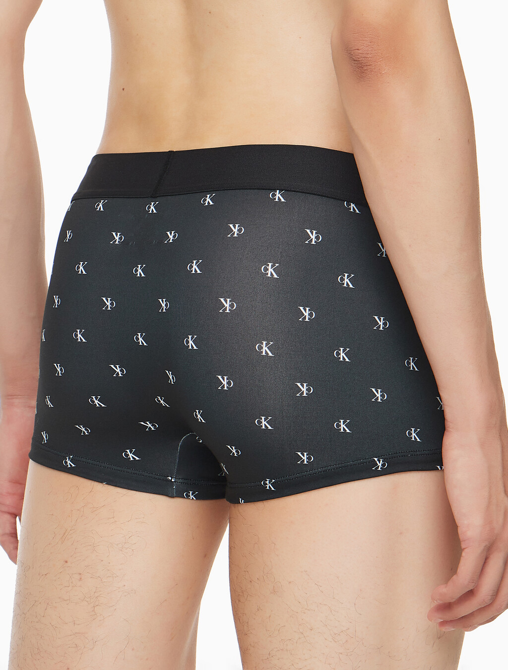Buy 남성 CK 1996 마이크로 싱글 로우 라이즈 드로즈 in color DIAMOND LOGO PRINT_BLACK